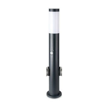 Słupek oświetleniowy okrągły V-tac E27 60 cm szary