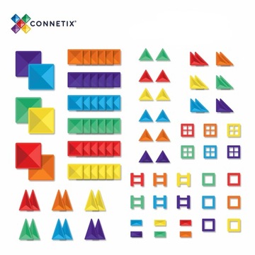 Большие магнитные конструкторы Rainbow Creative Pack 102 Connetix