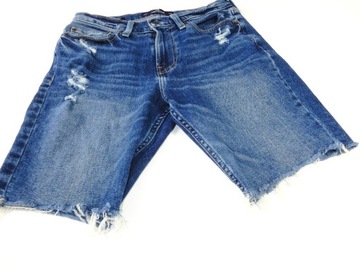 KRÓTKIE SPODENKA JEANSOWE HOLLISTER W28 38