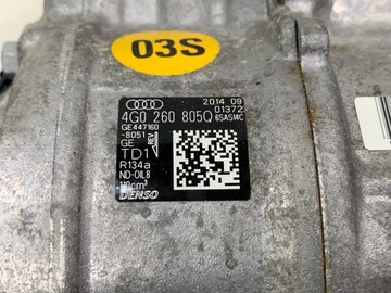 AUDI A4 A5 A6 Q5 KOMPRESOR KLIMATIZACE 4G0260805Q
