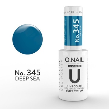Lakier jednofazowy O.Nail One Pure Gel Polish 5in1, No. 345 Deep Sea