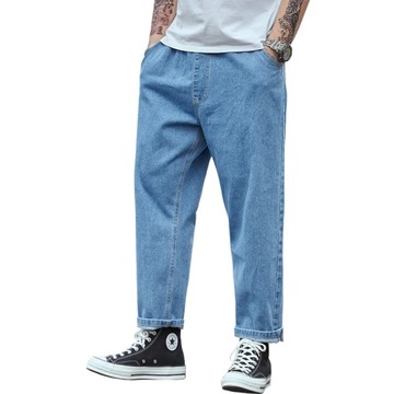 2022 Spring Summer Men's Baggy Jeans Cotton Casual