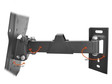 НАСТЕННЫЙ МОНИТОР STRONG КРОНШТЕЙН ДЛЯ ТВ для телевизора с диагональю 17–43 ДЮЙМА и весом до 25 кг.