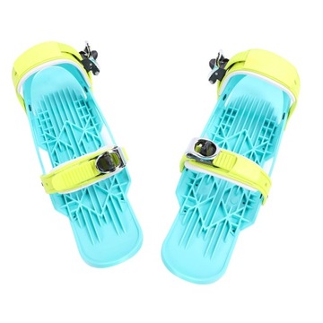 Мини-лыжные коньки, нейлоновые портативные регулируемые короткие коньки BI