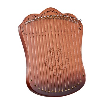 17 String Lyre Harp Portable Solid Beech Wood