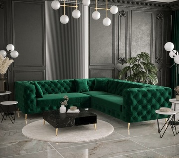Narożnik Boston Chesterfield Luksusowy VeroLux