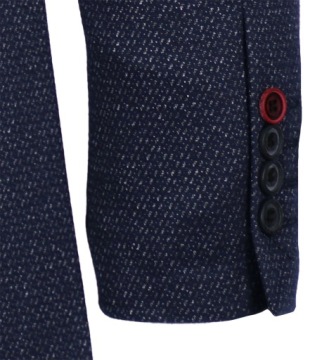 ПИДЖАК МУЖСКОЙ ИЗ ХЛОПКОВОГО ТЕМНО-СИНЕГО ЭЛЕГАНТНОГО ФОРМУЛЫ, СЛУЧАЙНЫЙ, ТУРЕЦКИЙ 48