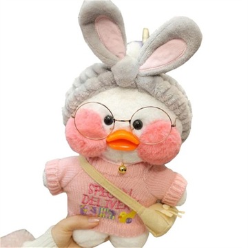 MASKOTKA KACZKA LALAFANFAN PLUSZOWA ZABAWKA ORYGINALNA 30CM LF020