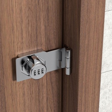 Серебряный дверной замок