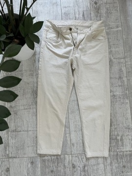 MONKI spodnie jeans rurki wysoki stan 28 38 M