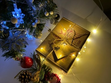 РОЖДЕСТВЕНСКИЕ КОРОБКИ ДЕКОРАТИВНЫЙ КАРТОН ПОДАРОЧНАЯ КОРОБКА 5 ШТ.