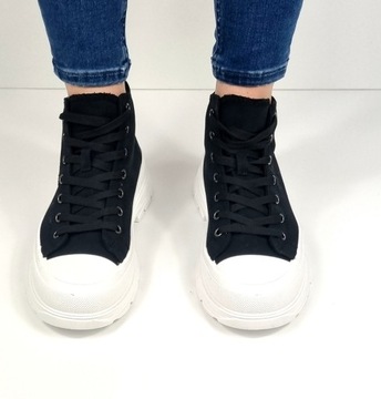 НОВЫЕ ЧЕРНЫЕ БОТИНКИ КРОССОВКИ КРОССОВКИ 36