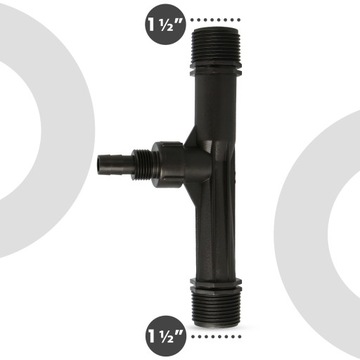 ИНЖЕКТОР 3/2 GZ (1 1/2) ДОЗАТОР УДОБРЕНИЙ АСПИРАТОР АЭРАЦИЯ ВОДЫ В САДЕ