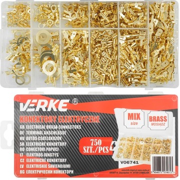 KONEKTORY ZESTAW KONEKTORÓW SAMOCHODOWYCH KABLOWYCH KOŃCÓWKI ELEKTRYCZNE