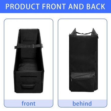 Składany pojemnik na rowery czarny z osłoną przeciwkurzową