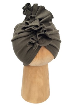 Czapka Turban Khaki 44-47cm Polski Produkt