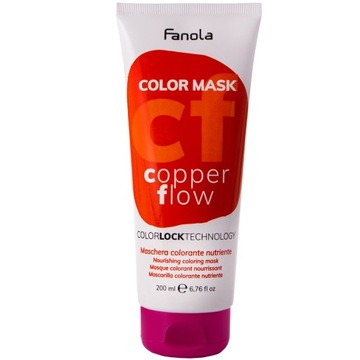 Fanola Color Cooper maska koloryzująca włosy 200ml odcień miedziany