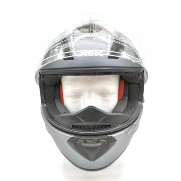 Kask Paddock Szary rowerowy motocyklowy r XL 61-62 cm