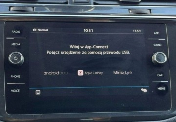 Volkswagen Tiguan II SUV 2.0 TDI 150KM 2018 Volkswagen Tiguan Allspace 4x4 Alcantara Kamera Webasto Navi Led FV, zdjęcie 35