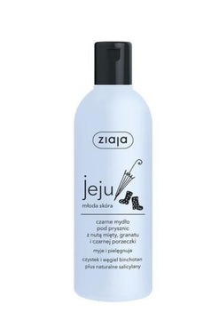 ZIAJA JEJU MŁODA SKÓRA Czarne Mydło p/prysznic 300