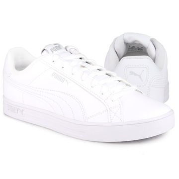 Buty, trampki męskie Puma SMASH VULC V3 LO WHITE