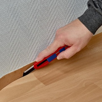 KNIPEX 90 10 165 BK Нож с лезвием CutiX 18 мм