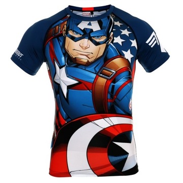 Poundout Rashguard Marvel Captain America 2.0 L
