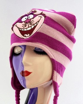 Зимняя шапка молодежная Перуанская DISNEY Alicja Cheshire Cat 53-58см