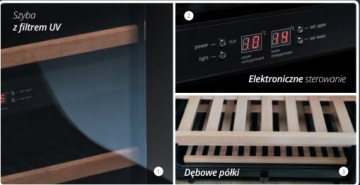 Двухзонный винный шкаф Vestfrost WFG45 UV