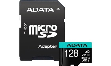 ADATA 128 ГБ micro SD XC CL10 UHS U3 A2 V30 100 МБ