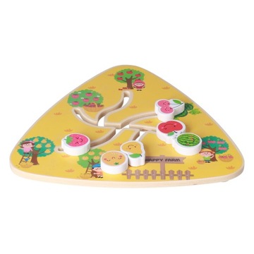 Деревянные игрушки-лабиринты Сопоставьте головоломку с