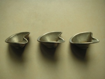 SECESJA - popielniczka na cygara mosiężna duża.