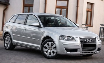Audi A3 8P Hatchback 3d 1.9 TDI 105KM 2005 Audi A3 Sportback 1.9TDI 105KM Climatron Alu Full Serwis Aso NOWY ROZRZAD, zdjęcie 1