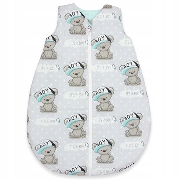 CAŁOROCZNY ŚPIWOREK NIEMOWLĘCY DO SPANIA BAWEŁNA