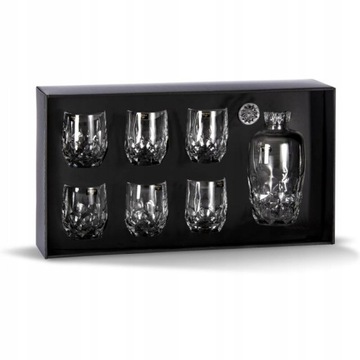 НАБОР ГРАФИН ДЛЯ ВИСКИ CRYSTAL BOHEMIA DESIRE 1+6