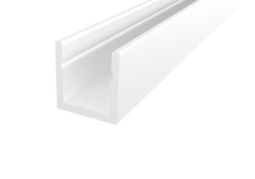Zestaw Profil led super slim p4-4 nawierzchniowy biały 2m+klosz