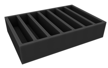 Полноразмерный пенопласт с 7 вырезами 246мм42мм