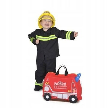 Чемодан на колесиках Trunki Fire Truck Frank — идеален для путешествий