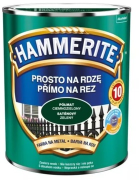 HAMMERITE PÓŁMATOWY CIEMNOZIELONY 0,25 L