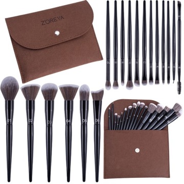 НАБОР КИСТЕЙ ДЛЯ МАКИЯЖА ИЗ 18 ПРОФЕССИОНАЛЬНЫХ ОТЛИЧНЫХ КАЧЕСТВ ДЛЯ ВАШЕЙ ЖЕНЫ В ПОДАРОК