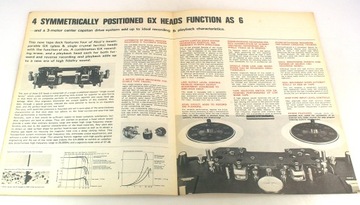 КАССЕТНАЯ ДЕКА AKAI GX-260D ПРОСПЕКТ 1960-х годов