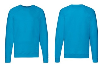 BLUZA FRUIT OF THE LOOM LEKKA Raglan Lazur XXL