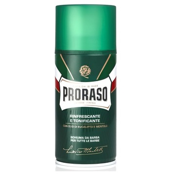 Pianka do golenia PRORASO Linia Zielona 300ml Eukaliptus Refreshing