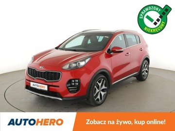 Kia Sportage III SUV Facelifting 1.7 CRDi 115KM 2016 Kia Sportage GT line, skóra, panorama, kamera,