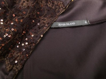 RIVER ISLAND Женская коричневая безрукавка 34