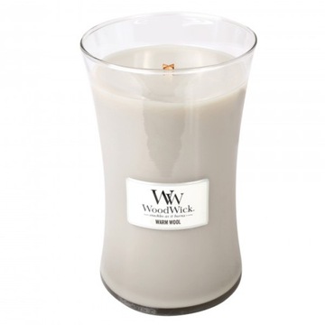 Woodwick Duża Świeca Warm Wool Na Prezent 609 g