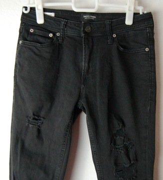 JACK & JONES LIAM W29 L32 PAS 78 skinny jeansy męskie z elastanem