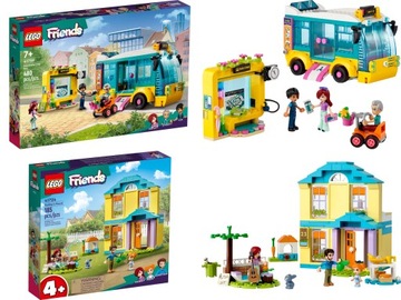 LEGO Friends 41759 - Autobus z Heartlake + LEGO Friends 41724 - Dom Paisley