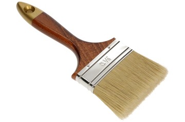 PĘDZEL MALARSKI 3,5 '' 90 MM DREWNIANY ANGIELSKI