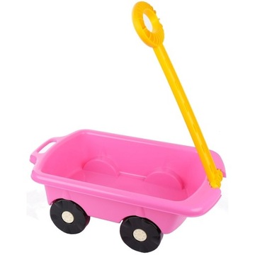 DUŻY WÓZEK PRZYCZEPKA do piasku NA ZABAWKI TACZKA